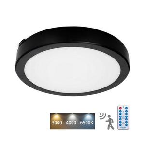 LED Koupelnové stropní svítidlo se senzorem NAIROS LED/24W/230V IP65 černá + DO obraz