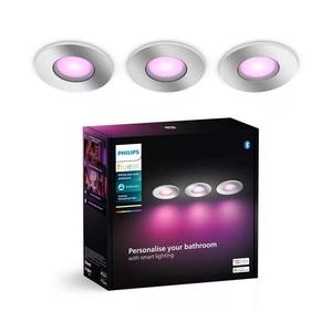 Philips Philips-SADA 3x LED RGBW Stmívatelné koupelnové sv. Hue XAMENTO 1xGU10/4, 2W IP44 obraz