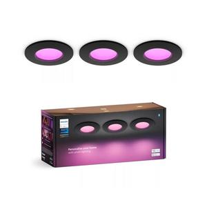 Philips Philips -SADA 3x LED RGBW Stmívatelné koupelnové svítidlo Hue SLIM LED/8, 3W/230V obraz