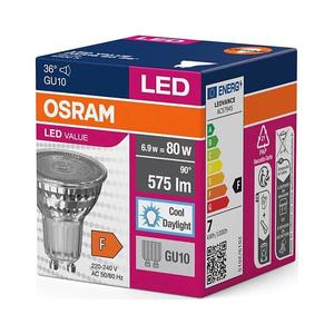 Osram LED Žárovka PAR16 GU10/6, 9W/230V 6500K - Osram obraz