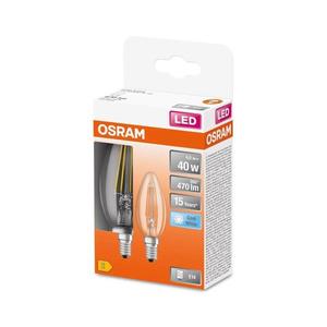 Osram SADA 2x LED Žárovka FILAMENT B35 E14/4W/230V 4000K - Osram obraz