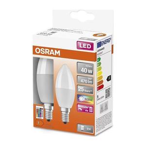 Osram SADA 2x LED RGBW Stmívatelná žárovka B38 E14/4, 9W/230V 2700K + DO - Osram obraz