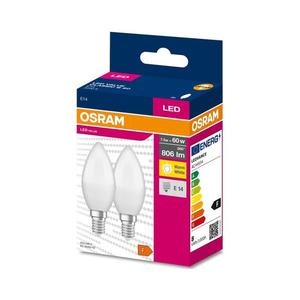 Osram SADA 2x LED Žárovka B38 E14/7, 5W/230V 3000K - Osram obraz