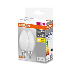 Osram SADA 2x LED Žárovka B38 E14/4, 9W/230V 3000K - Osram obraz