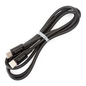 USB kabel USB-C / USB-C konektor 1m černá obraz