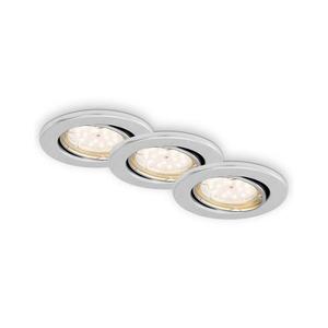 Briloner Briloner 7219-039-Sada 3xLED Stmívatelné koupelnové svítidlo 1xGU10/5W/230V IP23 obraz