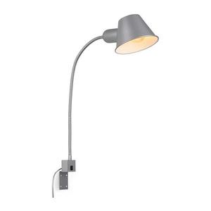 Briloner Briloner 2079-014 - Nástěnná flexibilní lampa 1xE27/10W/230V stříbrná obraz