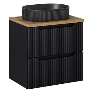 ArtCom Koupelnová skříňka s umyvadlem a deskou NOVA Black DU60/1 | 60 cm obraz