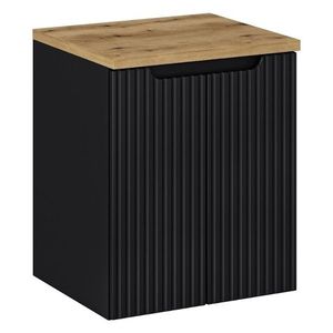 ArtCom Koupelnová skříňka s deskou NOVA Black D50/3 | 50 cm obraz