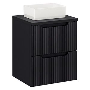 ArtCom Koupelnová skříňka s umyvadlem a deskou NOVA Black DU50/2 | 50 cm obraz