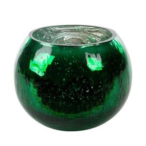 ArtFir Skleněný obal na květináč VERRE 3 | zelená 15 x 11 cm obraz