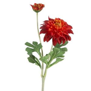 ArtFir Umělý květ FLOWER 408 | oranžová 12 x 57 cm obraz