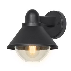 Candellux Černé fasádní svítidlo Saginia pro žárovku 1x E27 IP44 21-32362 obraz