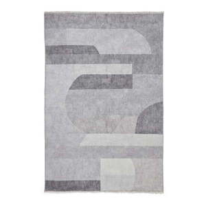 Šedý pratelný koberec s příměsí bavlny 122x170 cm Whisper – Think Rugs obraz