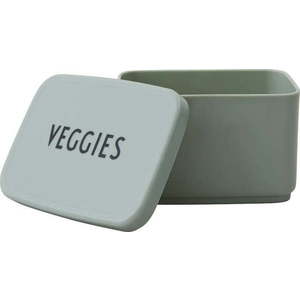 Světle zelený svačinový box Design Letters Veggies, 8, 2 x 6, 8 cm obraz