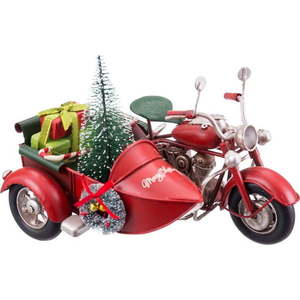 Kovová vánoční figurka Motorcycle with Sidecar – Casa Selección obraz