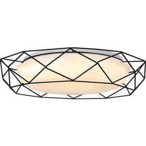 Bílé LED stropní svítidlo s kovovým stínidlem 43x43 cm Sven – Candellux Lighting obraz