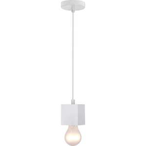 Bílé závěsné svítidlo Cubick – Candellux Lighting obraz