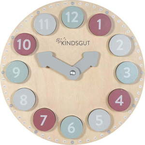 Dřevěné vkládací puzzle Clock – Kindsgut obraz