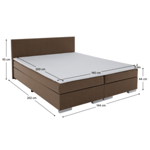 Boxspringová postel ADRIANA 3 140 cm obraz