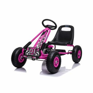 Baby Mix Dětská šlapací motokára Go-kart Razor, růžová obraz