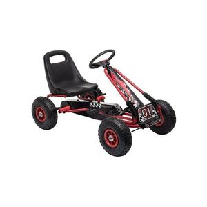 Baby Mix Dětská šlapací motokára Go-kart Razor, červená obraz