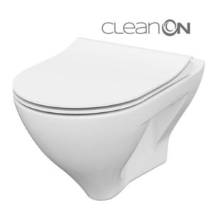 CERSANIT SET B291 závěsná mísa MILLE CLEAN ON včetně dur. sedátka SLIM S701-453 obraz