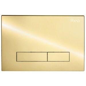 REA TLAČÍTKO H PRO RÁM WC LIGHT GOLD ZLATÉ REA-E5692 obraz