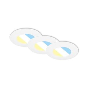 Briloner Briloner 7598036 -SADA 3x LED Koupelnové podh. svítidlo LED/4, 9W/230V IP44 bílá obraz