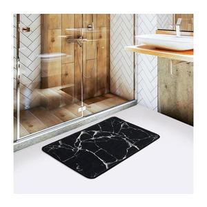 Koupelnová předložka MARBLE 40x60 cm černá obraz