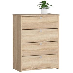 Ak furniture Botník Marienne 60 cm - 4 dvířka dub sonoma obraz