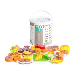 ECOTOYS Dřevěné potraviny - 23 kusů obraz