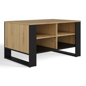 TP Living Konferenční stolek LAWA Modern 4P Slim II dub artisan/černý obraz