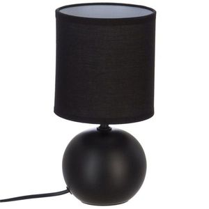 DekorStyle Noční lampa Timeo černá 25 cm obraz