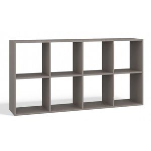 TP Living Regál Malax 2x4 147 cm caffe latté obraz