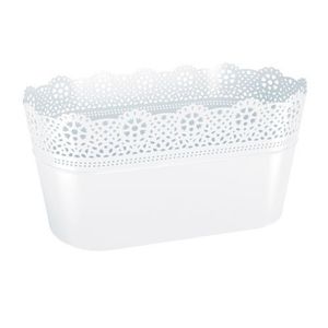 Prosperplast Truhlík LACEY 28, 5 cm bílý obraz