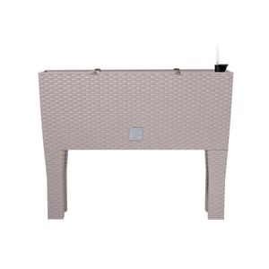 Prosperplast Truhlík RATAN CASE HIGH mocca, varianta 60 cm obraz