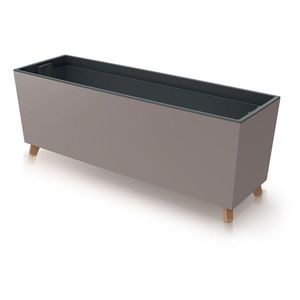 Prosperplast Truhlík s vkladem CORBI IV 77 cm mocca obraz