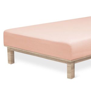 Prostěradlo Andrea Simone boxspring 90x200x35 pudrové obraz