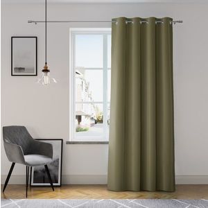 ArtFlhf Zatemňující závěs OXFORD EYELETS K | 140 x 250 cm Barva: Khaki obraz