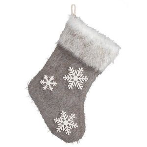 ArtFir Vánoční punčocha 416A | světle hnědá 22 x 45 cm obraz