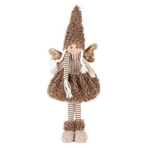 ArtFir Vánoční anděl DOLL 116B | hnědá/zlatá 19 x 12 x 47 cm obraz