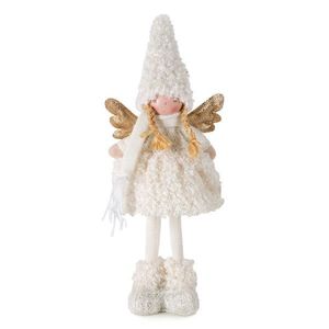 ArtFir Vánoční anděl DOLL 177A | krémová/zlatá 15 x 10 x 37 cm obraz