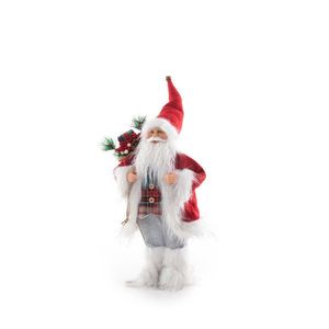 ArtFir Vánoční dekorace SANTA CLAUS 69A | červená/bílá 45 cm obraz