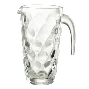 Transparentní skleněný džbán s bublinami Loupe - 17*12*22cm / 1000ml 30660 obraz