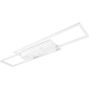 Bílé LED stmívatelné stropní svítidlo na dálkové ovládání 28x100 cm Albany – Trio obraz