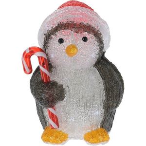 Vánoční LED dekorace Candy penguin, 24 cm obraz