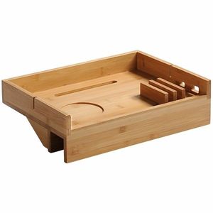 Kesper 77630 Závěsný stolek na postel bambus, 33, 7 x 24 x 9, 5 cm obraz