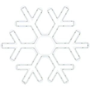 Vánoční LED dekorace Colouring snowflake 90 LED, 50 x 43 cm obraz