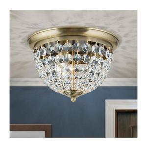 Orion Orion DLU 1840/35-Křišťálové str. svítidlo PLAFOND 3xE27/40W/230V pr.35 cm bronz obraz